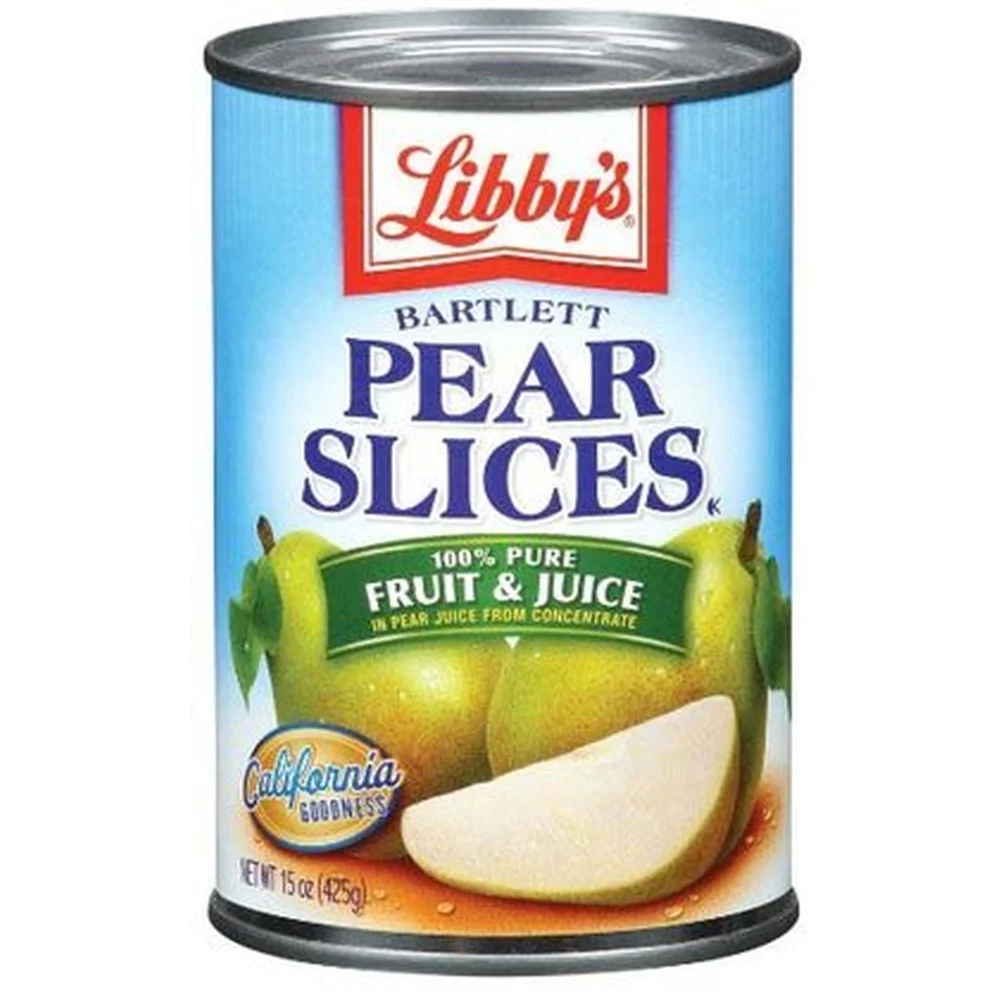 Libby's® Bartlett in Pear Juice Pear Slices (Pack of 16)