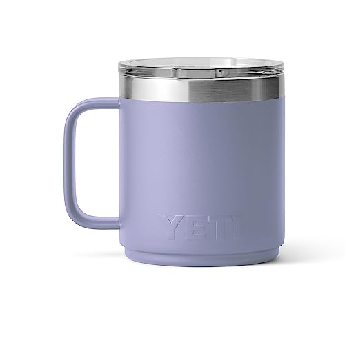 YETI Rambler 10 oz Stackable Mug, Vacuum Insulated, Stainless Steel with MagSlider Lid, Stainless