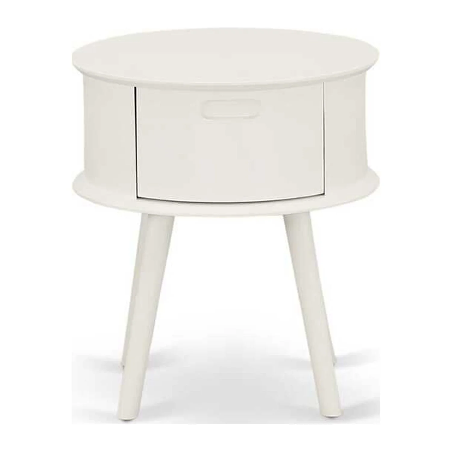 East West Furniture Nolan 3-Piece Wood Queen Bedroom Set in White