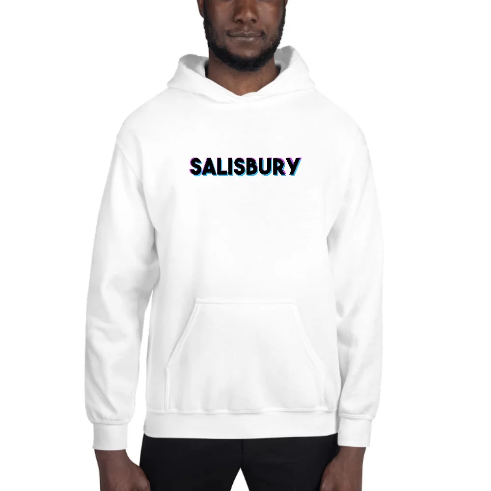 L Tri Color Salisbury Hoodie Pullover Sweatshirt By Undefined Gifts
