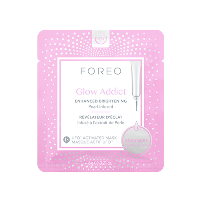 FOREO Glow Addict - Brightening Face Mask 6 x 6g