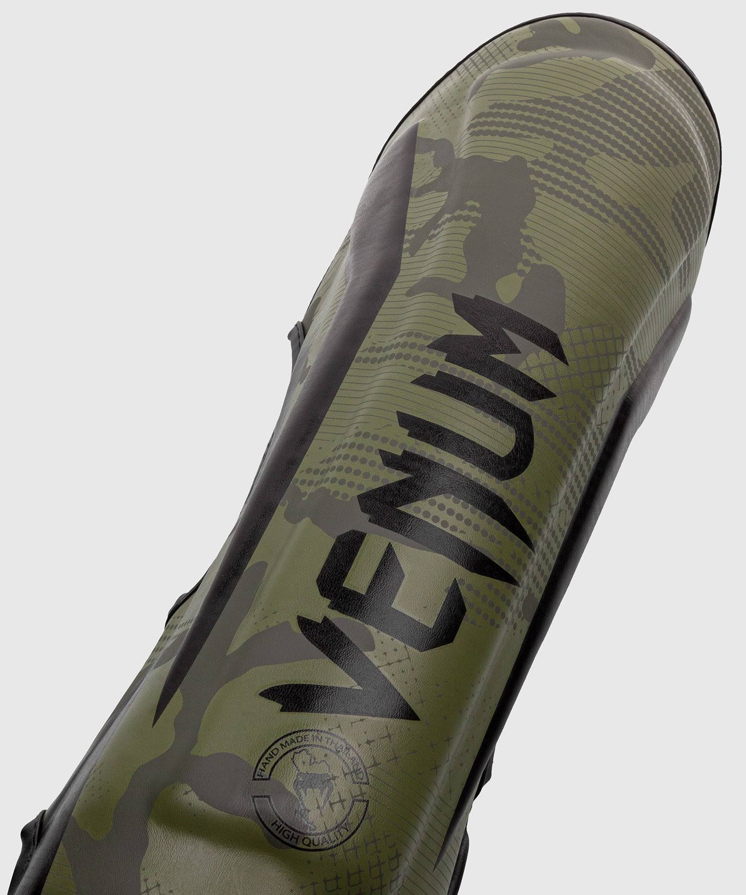 Venum Elite Shin Guards - Khaki Camo - L