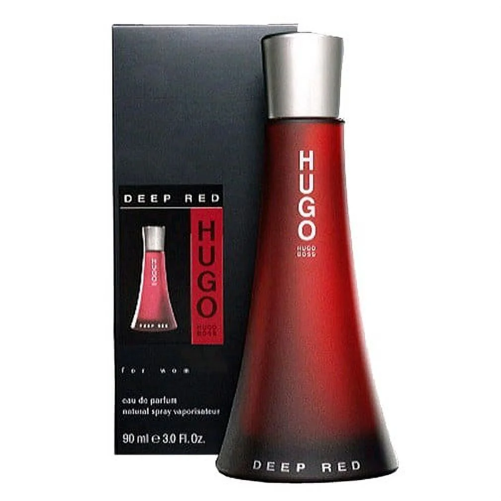Hugo Deep Red by Hugo Boss, 3 oz Eau De Parfum Spray for Women