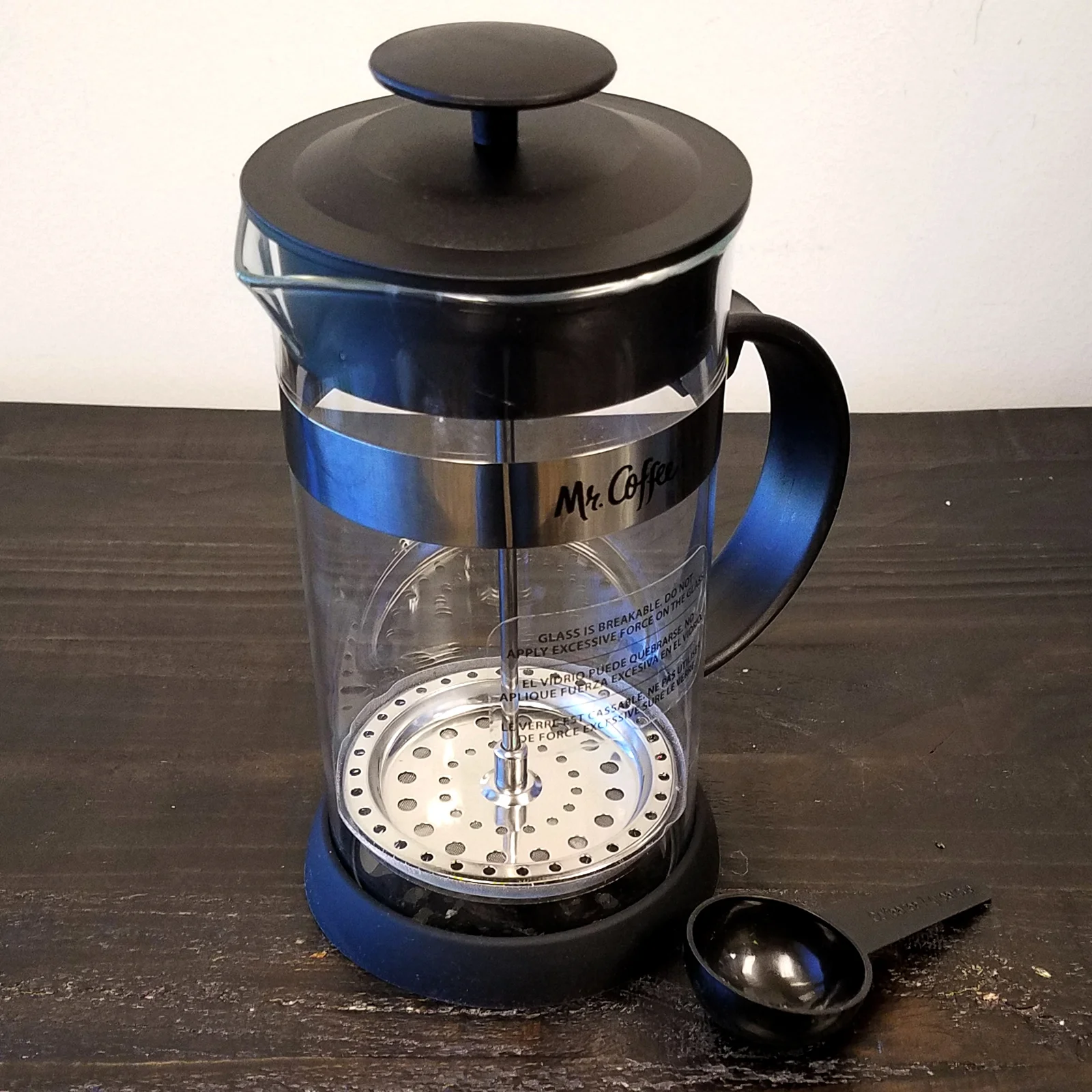 Cafe Oasis 1.1 Quart Glass Coffee Press
