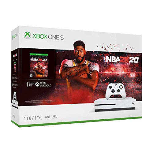 Xbox One S 1TB Console - NBA 2K20 Bundle [video game] (Renewed)