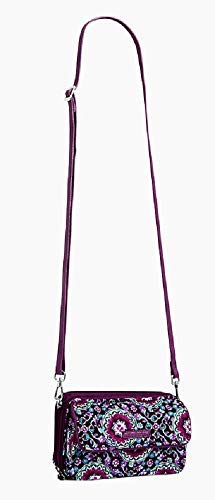 Verabradley Womens Cotton All In One Crossbody Purse With Rfid Protection