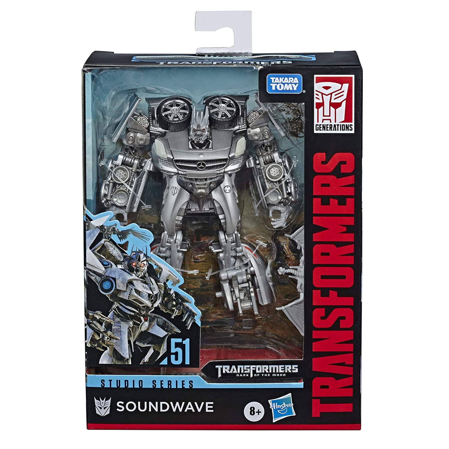 Hasbro Transformers Toys Studio Series 51 Deluxe Class Dark of The Moon Movie Soundwave Action Figure - Kids Ages 8 u0026 Up, 4.