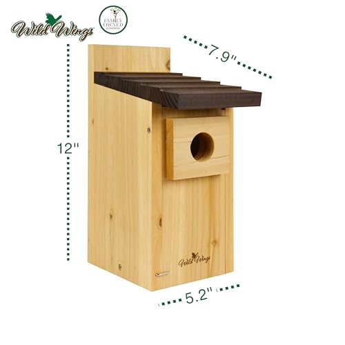Wild Wings WWCH3 Cedar Blue Bird Box House