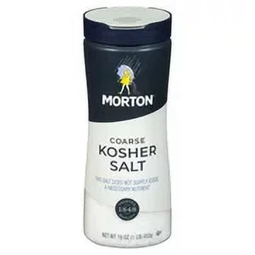 Morton Kosher Salt, Coarse, 16 Ounce (Pack of 48)