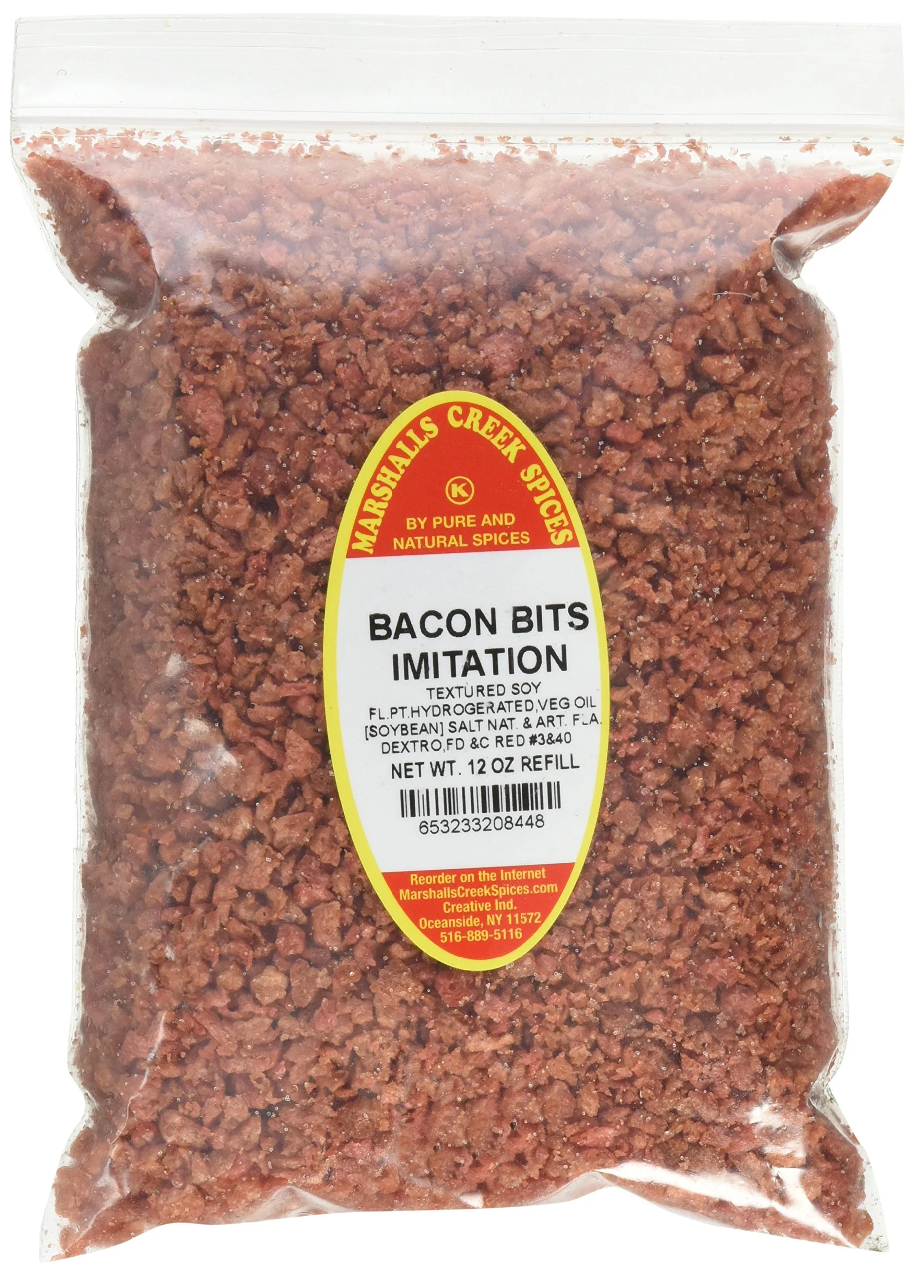 Marshall’S Creek Spices Kosher Bacon Bits Refill, 12 Ounce