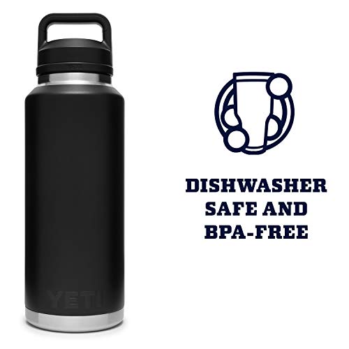 YETI Rambler 46 oz Bottle, Vacuum Insulated, Leakproof, Stainless Steel with Chug Cap
