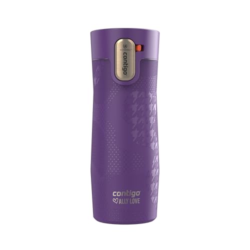 Contigo AUTOSEAL West Loop Vacuum-Insulated Stainless Steel Travel Mug with Easy-Clean Lid 20 oz Sake
