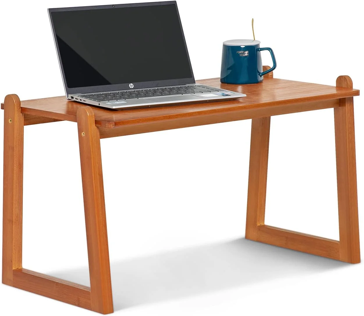 Bamboo Rectangular Coffee Center Tea Table For Living Room Sitting Room Home Office, Brown