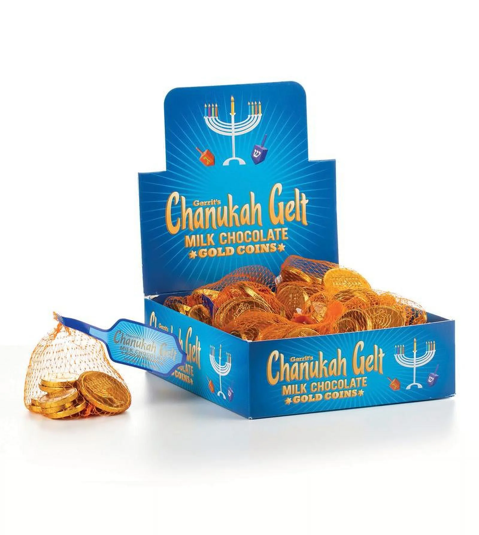Fort Knox Milk Chocolate Chanukah Gelt - 1.5 oz