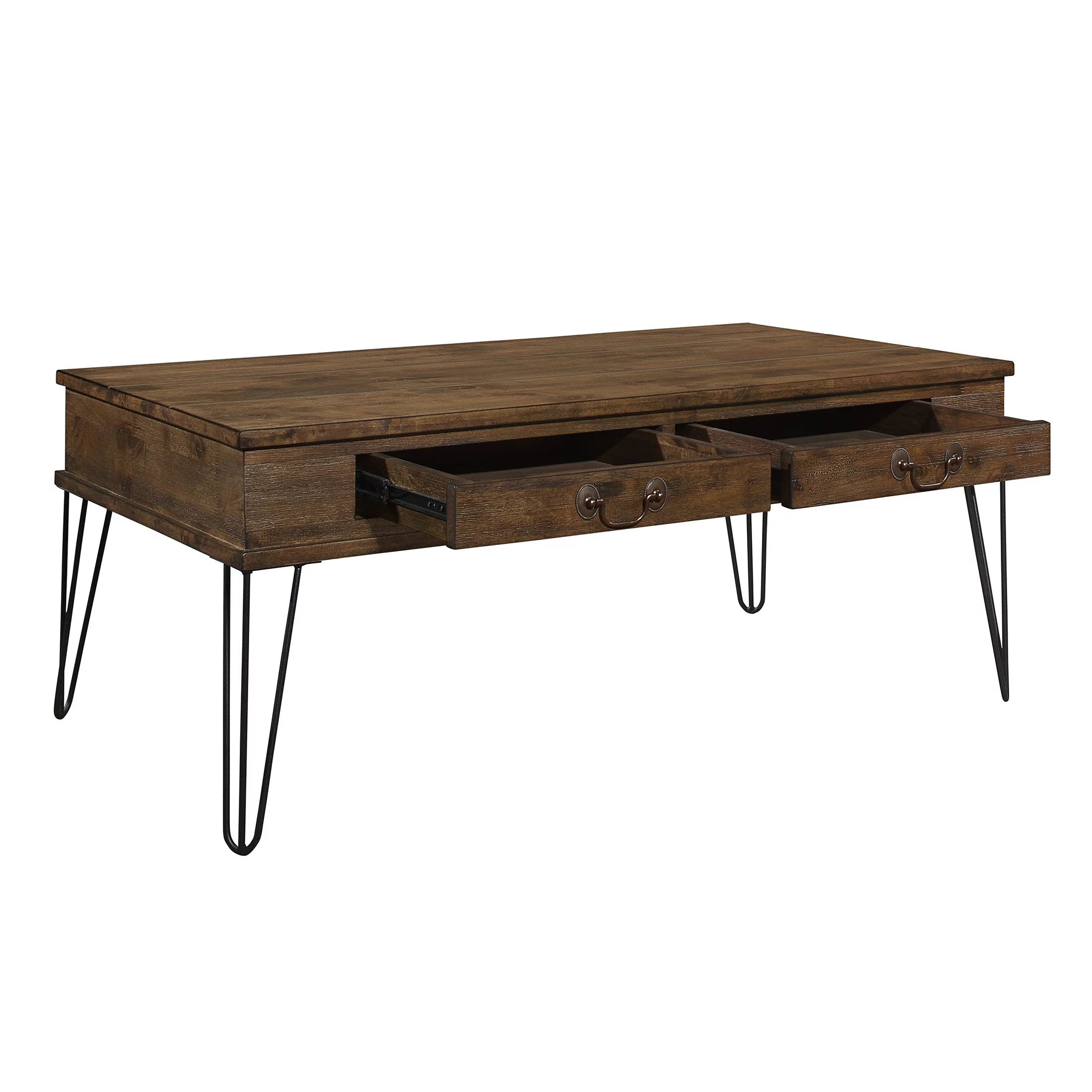 OakvillePark Culbertson Rectangular Coffee Table, Rustic Oak