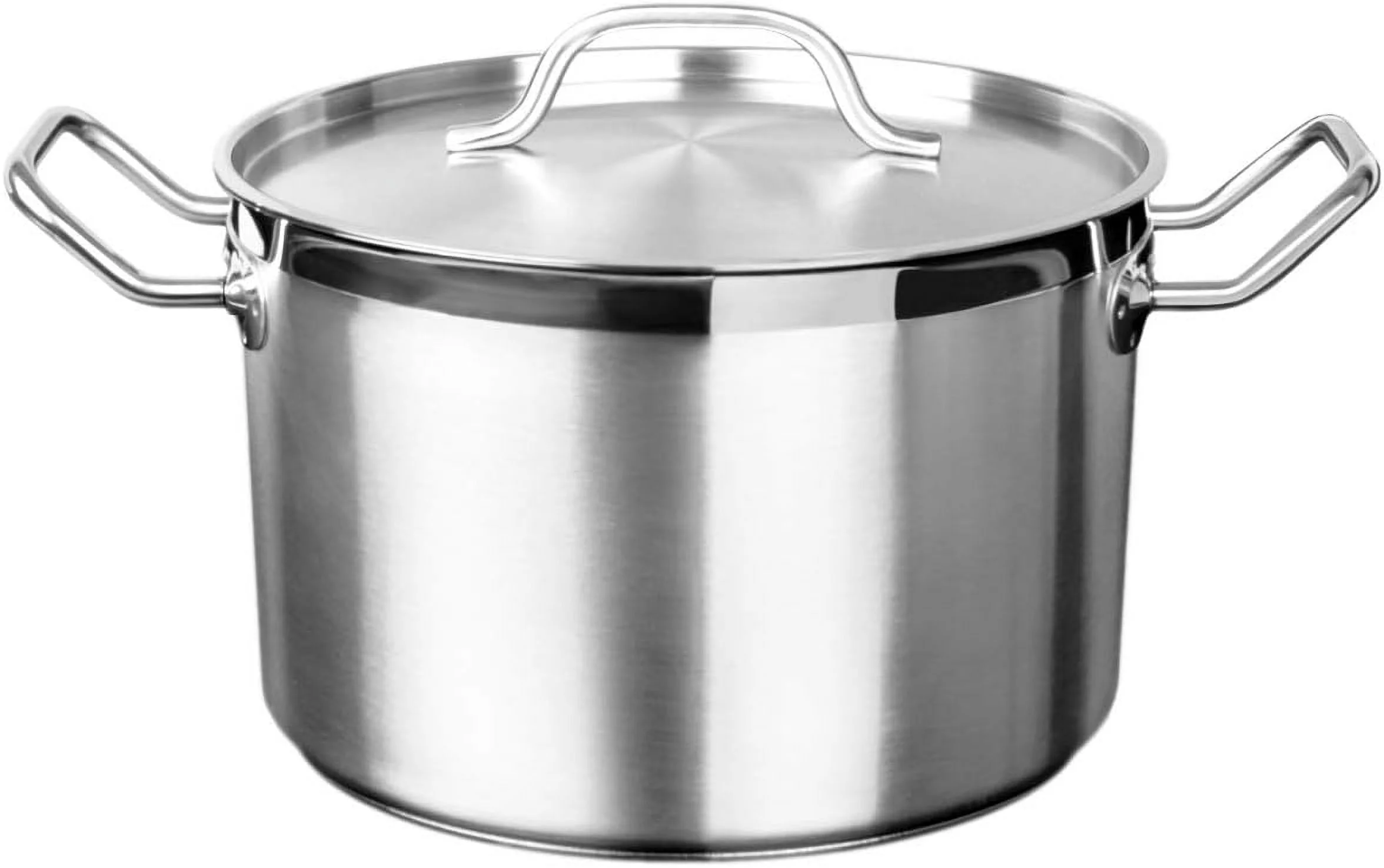 Stainless Stock With Lid, 8-Quart