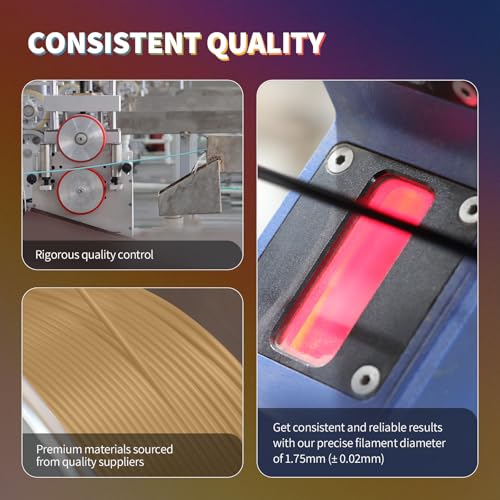 OVERTURE PLA Filament 1.75mm PLA 3D Printer Filament, 1kg Cardboard Spool (2.2lbs), Dimensional Accuracy +/- 0.02mm, Fit Most FDM Printer (White 1-Pack)