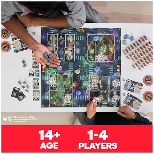 Spin Master Games, DCeased: Gotham City Outbreak, Part of The Zombicide Collection, Collectible DC Comics Miniatures, Strategy Board Game, for Adults & Teens, 1-4 Players, for Ages 14 & Up