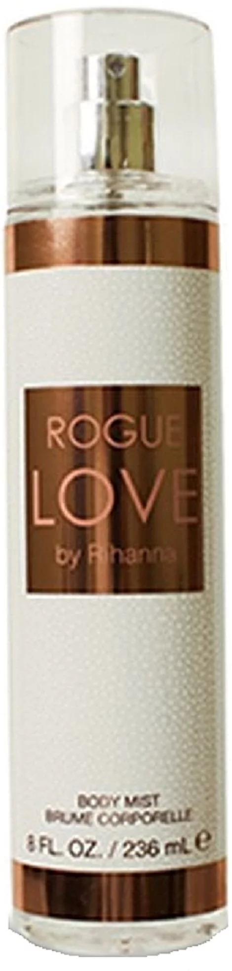Rihanna Rogue Love Body Mist for Women 8 oz (Pack of 2)
