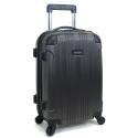 Kenneth Cole REACTION Out of Bounds Lightweight Hardshell 4-Wheel Spinner Luggage, Cobalt Blue, 20-Inch Carry On
