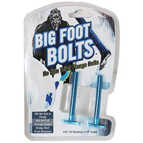 Big Foot Bolts 5/16 in. x 2.5 in. No Spin Toilet Flange Bolts - Shop Hardware Tools Online Store