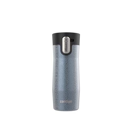 Contigo AUTOSEAL West Loop Vacuum-Insulated Stainless Steel Travel Mug with Easy-Clean Lid 20 oz Sake