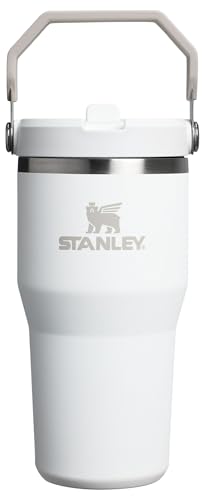 Stanley IceFlow Flip Straw Tumbler with Handle 30 oz | Twist On Lid and Flip Up Straw | Leak Resistant Water Bottle | Insulated Stainless Steel |BPA-Free | Lilac