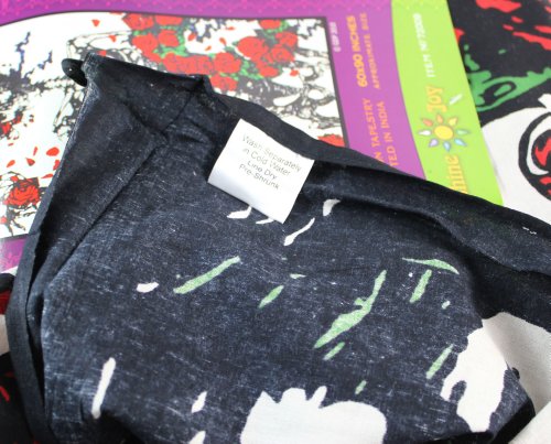 Sunshine Joy Grateful Dead 3D Bertha Skeleton and Roses Tapestry Wall Art Beach Sheet Huge 60x90 Inches - Amazing 3D Effects