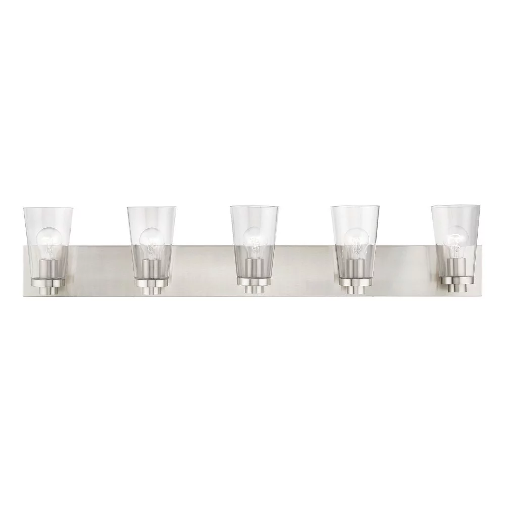 Livex Lighting - Cityview - 5 Light Extra Large Bath Vanity In Contemporary
