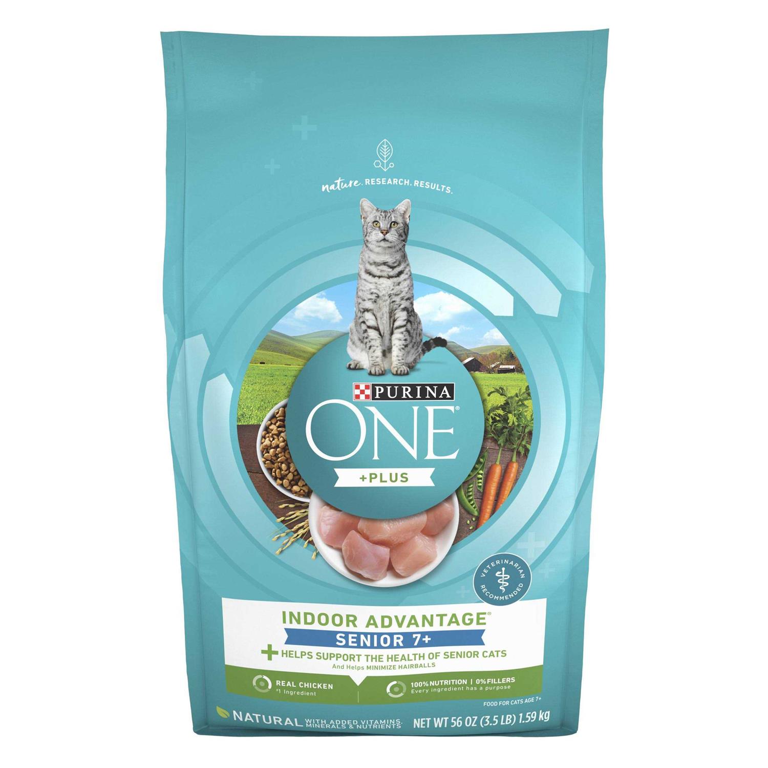 Purina ONE High Protein Natural Senior Dry Cat Food - Pet Supplies online store