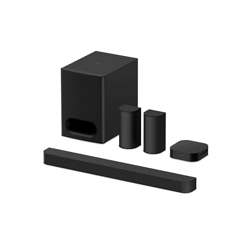Sony BRAVIA Theater Bar 6, 3.1.2ch Sound bar with Powerful Wireless subwoofer, Surround Sound by Dolby Atmos®/DTS:X® Compatible HT-B600