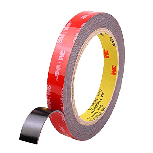 3M VHB 5952 Double Sided Tape Heavy Duty Mounting Tape for Auto, Home & Office (1/2in * 15.6ft)