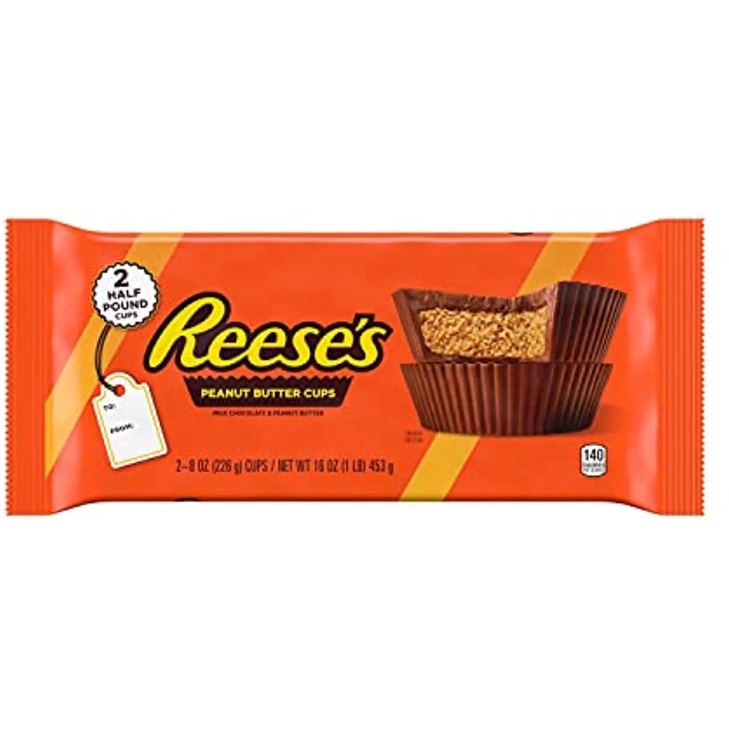 Reeses Milk Chocolate Peanut Butter Cups Candy, Chocolate Gift, 1 Lb. Pack