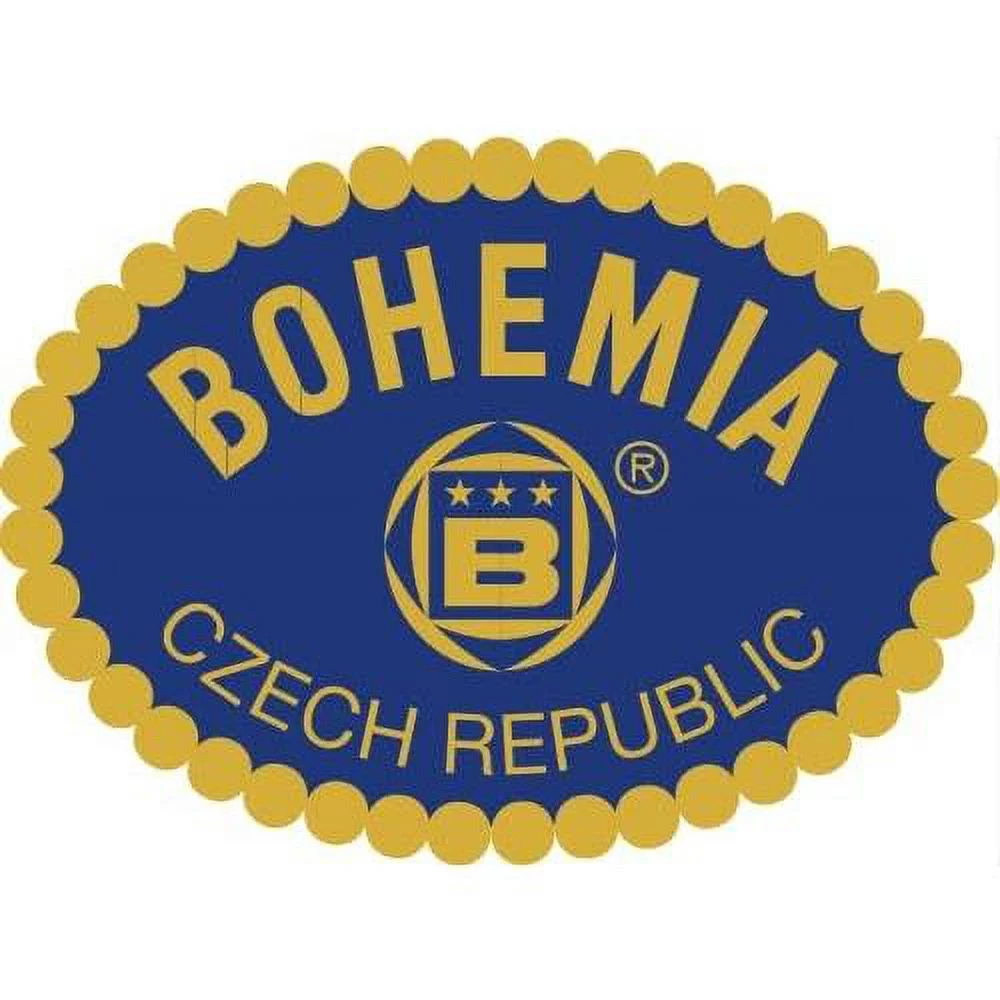 Bohemian Crystal Glass Vase 12