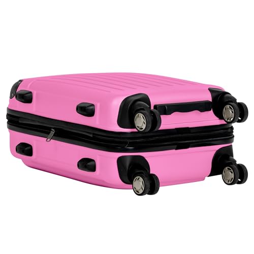 Kenneth Cole REACTION Renegade Luggage Expandable 8-Wheel Spinner Lightweight Hardside Suitcase, Navy Blue, 20-Inch Carry On