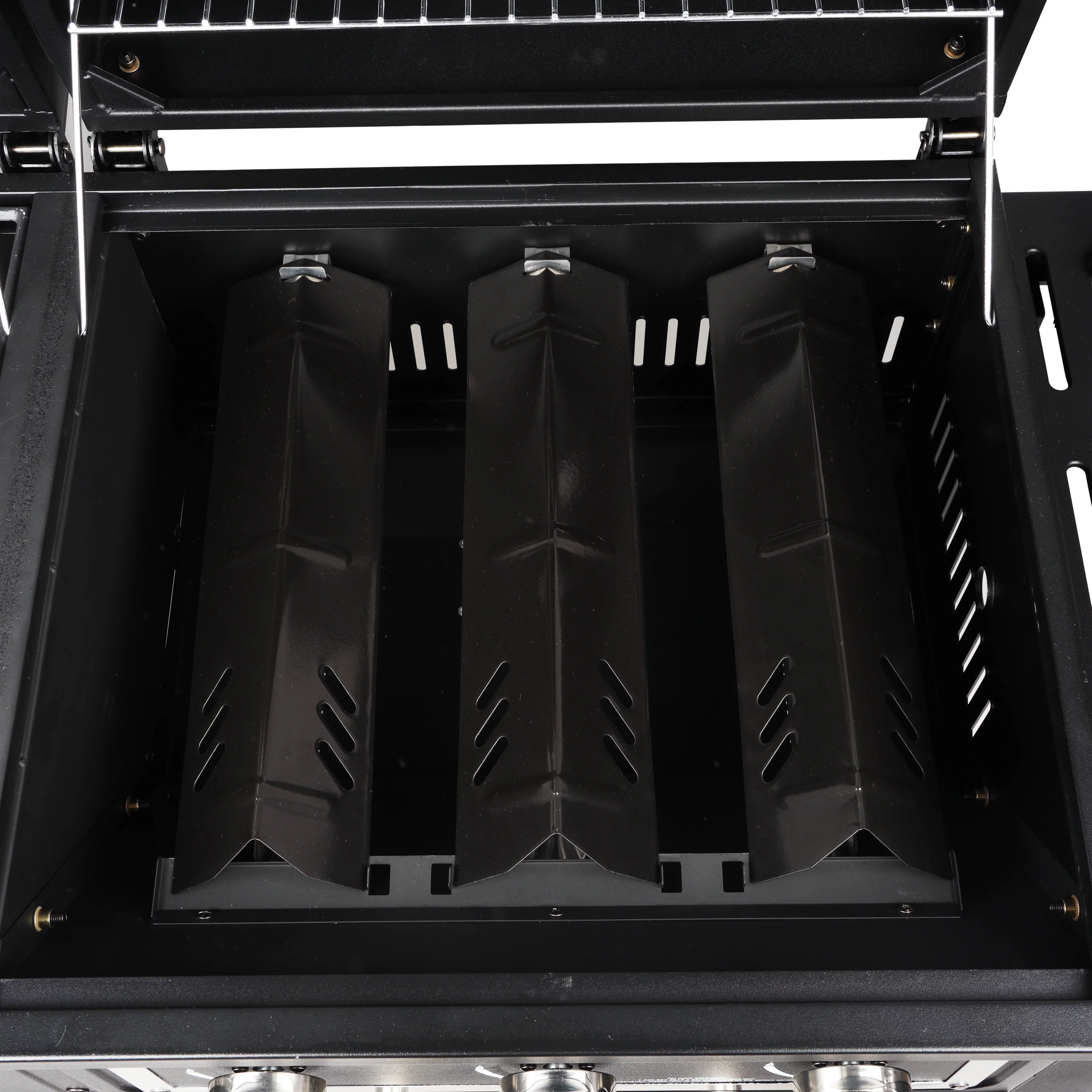 RevoAce Dual Fuel Gas & Charcoal Combo Grill, Black with Stainless