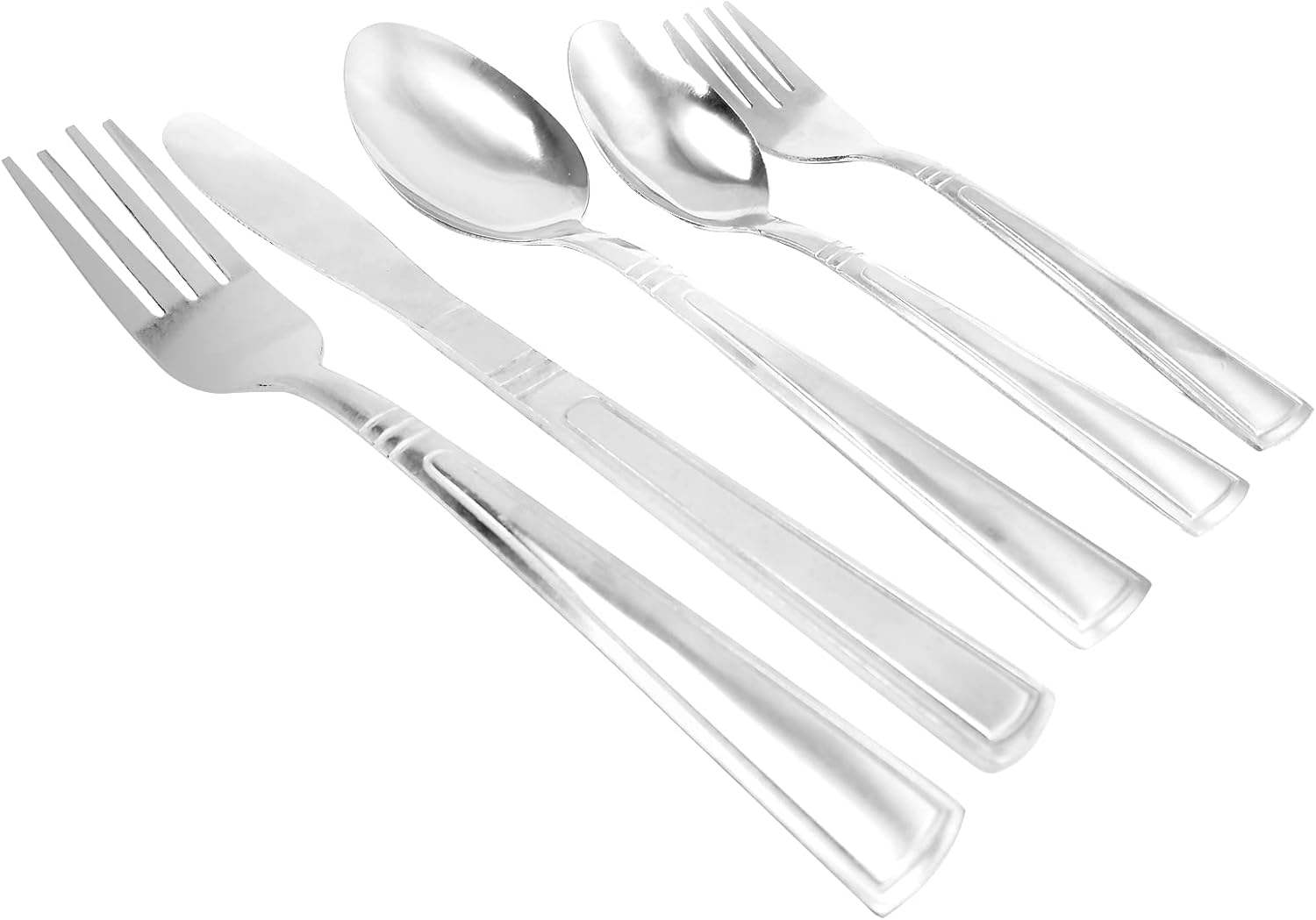 Gibson Home Flatware, 24 Piece Set, Silver