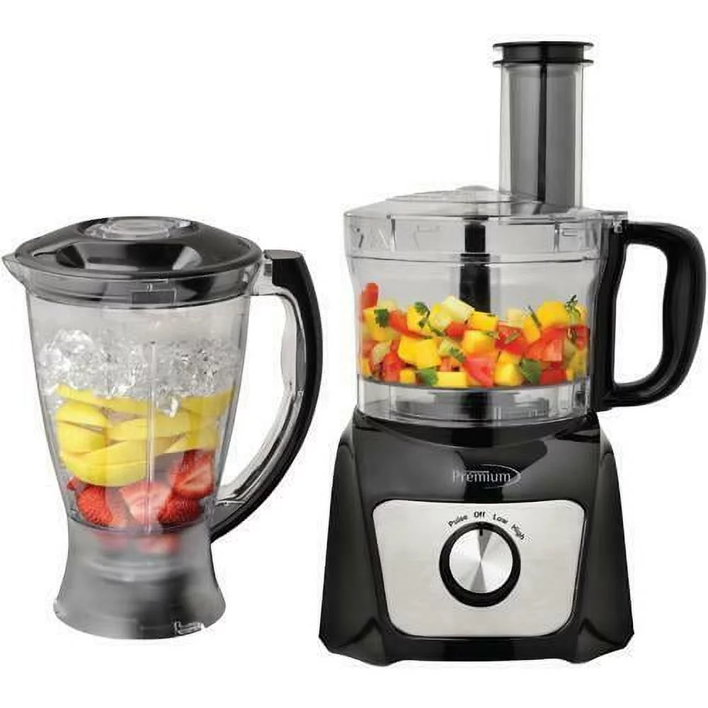Premium Combo Food Processor 64 oz With Blender 50 oz With Multi-Function