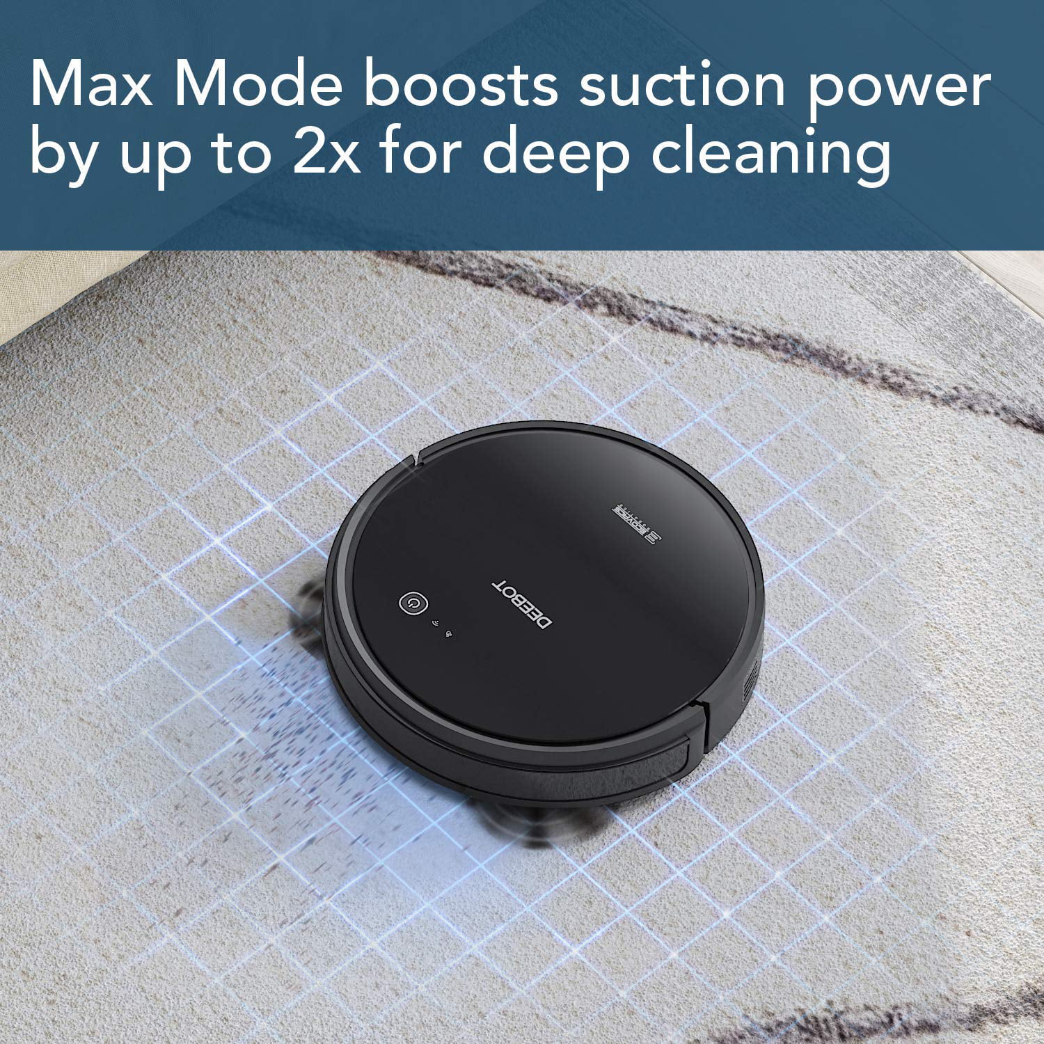ECOVACS DEEBOT 661 Robot Vacuum Cleaner and Mop, 110 Minute Battery Life