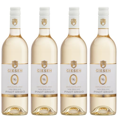 Giesen Non-Alcoholic Premium Pinot Grigio - Premium Dealcoholized White Wine Pinot Gris from New Zealand