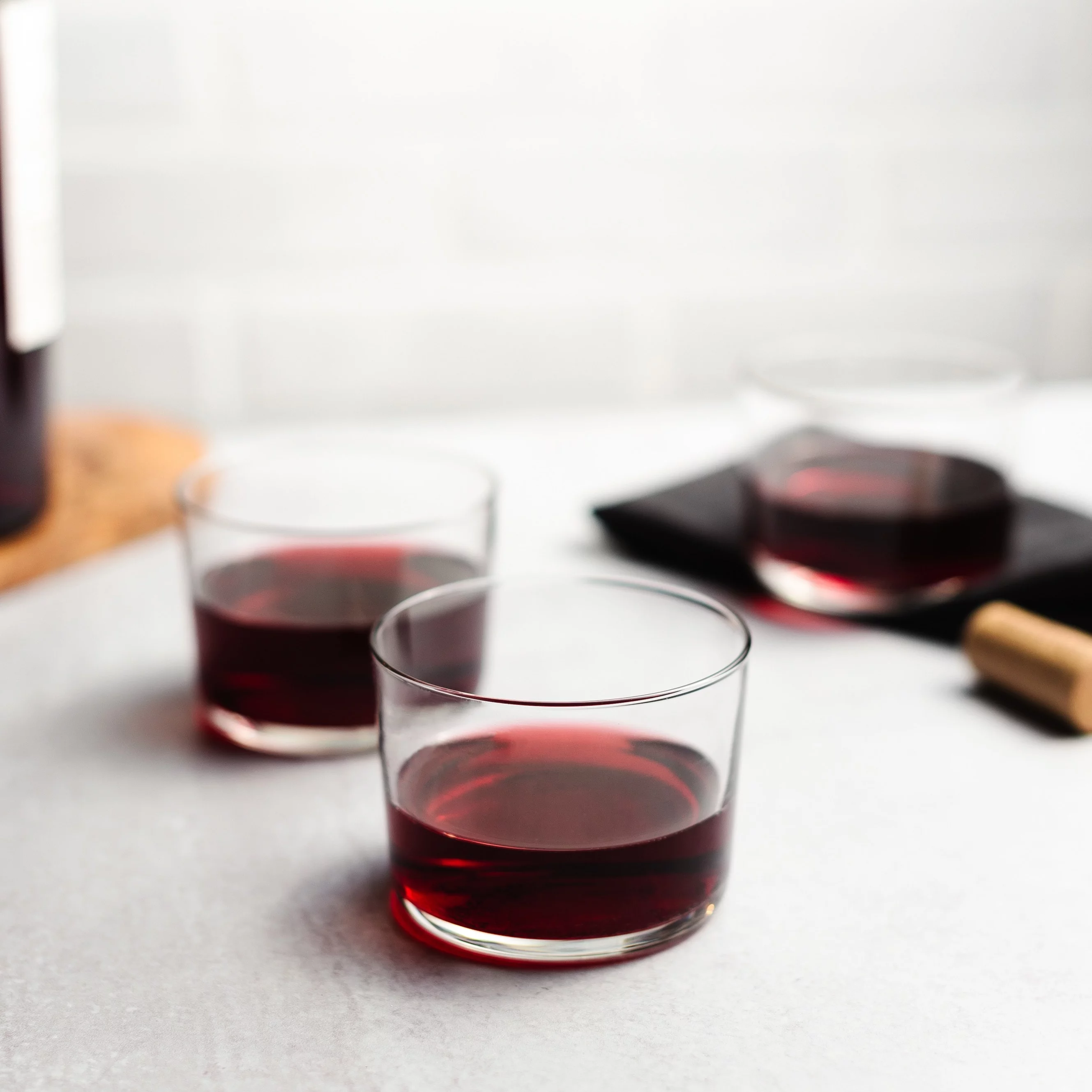 Libbey Café Petite Rocks Glasses, 7.75-ounce, Set of 8