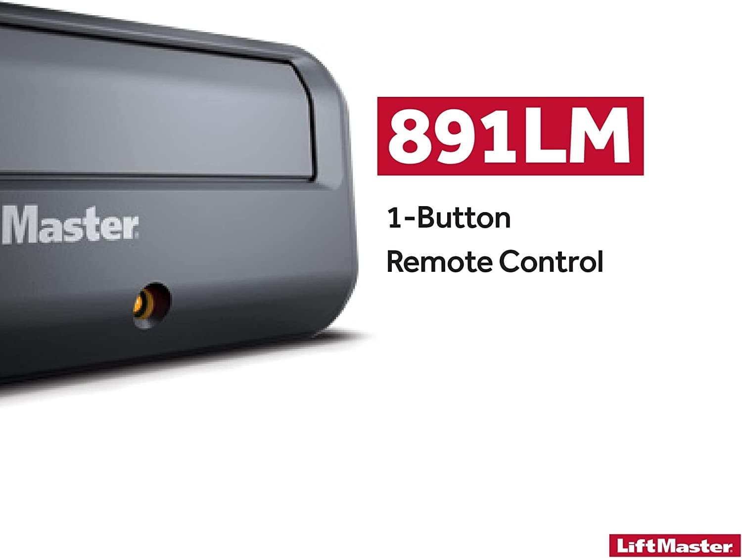 LiftMaster 891LM 1 Button Garage Door Opener Remote Control, Black