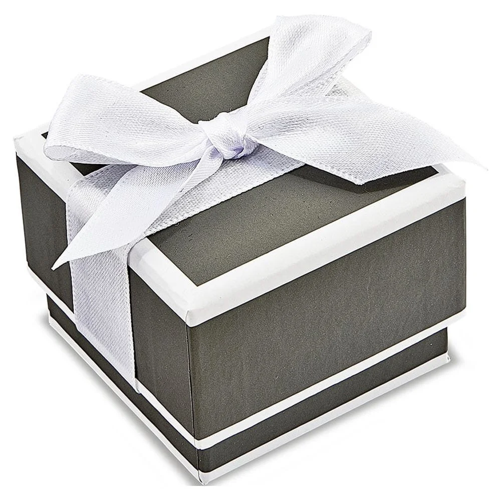 Primal Gold 14 Karat White Gold 4mm Princess Cut Peridot Ring