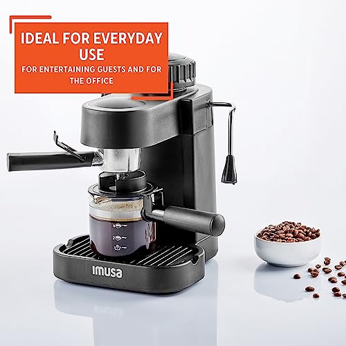 IMUSA USA GAU-18202 4 Cup Espresso/Cappuccino Maker,120 volts, Black