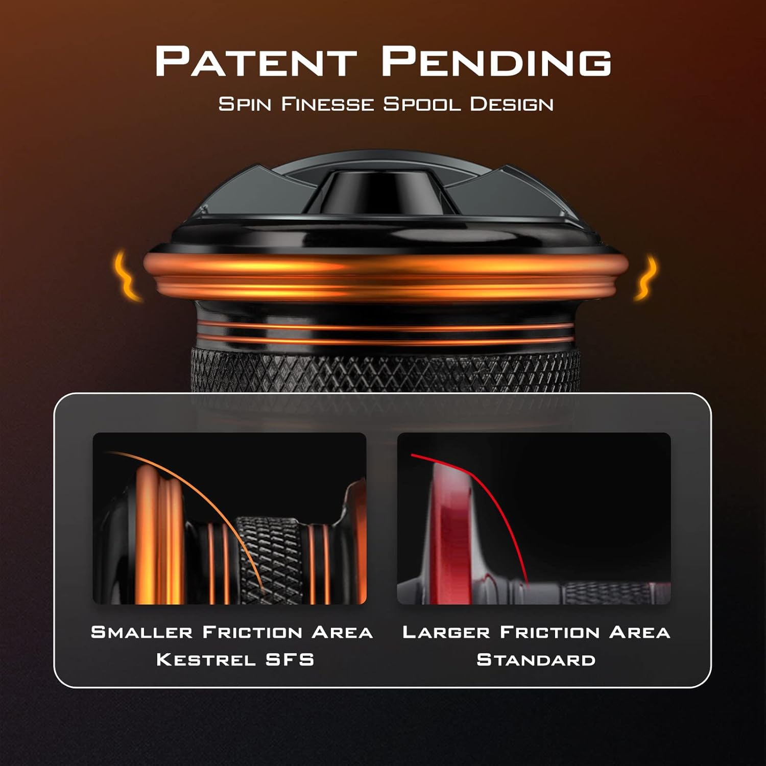 KastKing Kestrel Spinning and Ice Fishing Reel 1000 SFS Carbon Body, Lightweight and Weighs 4.6 Oz, Full Carbon Fiber Frame, 10+1 Stainless-Steel Double Shielded Ball Bearings, 6.2:1 Gear Ratio