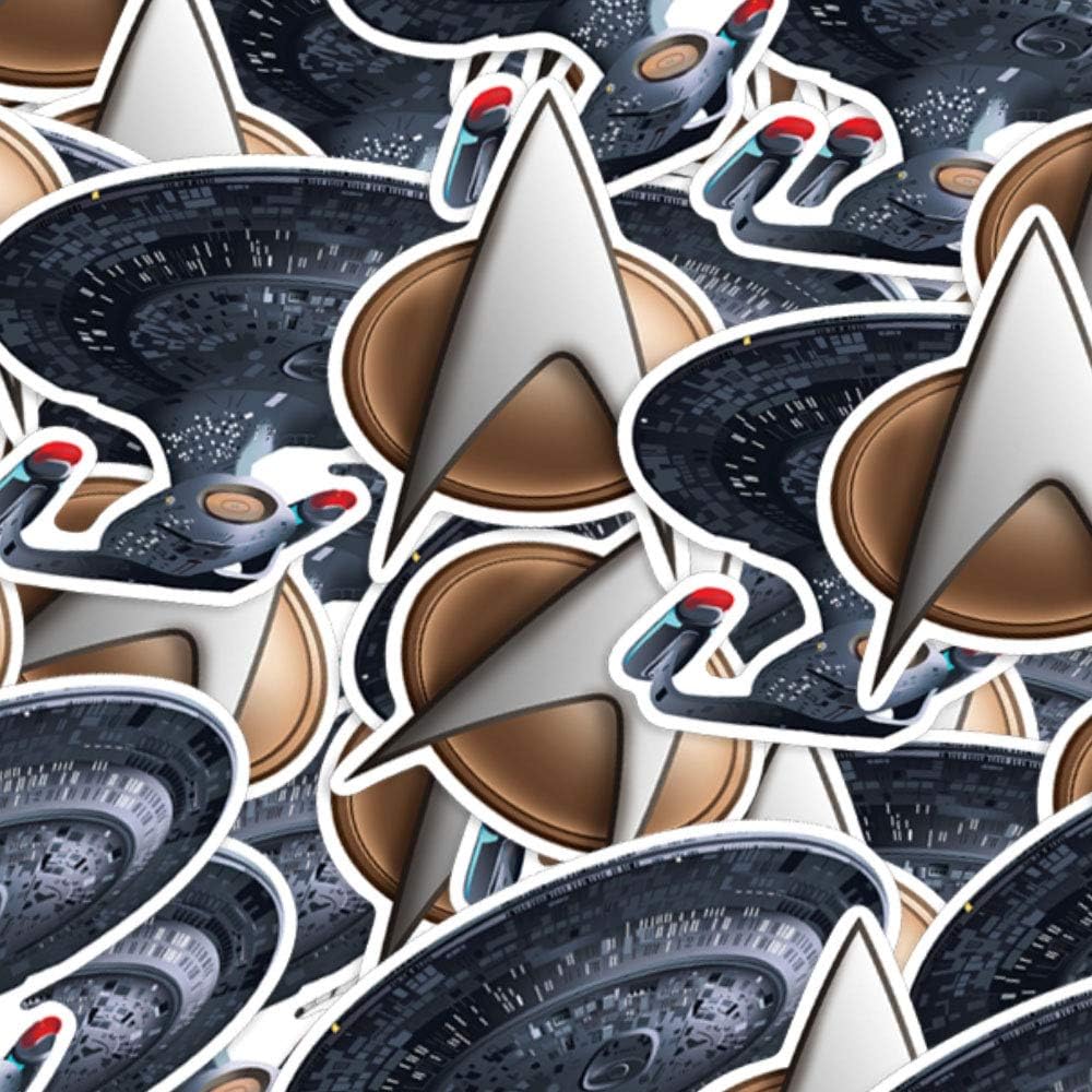 Star Trek Next Generation Enterprise NCC-1701D Collectible Stickers