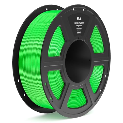 ELEGOO PLA Filament 1.75mm Bundle 4KG, 3D Printer Filament Dimensional Accuracy +/- 0.02mm, 4pcs 1kg Spool(2.2lbs) Fit Most FDM 3D Printers (Black, White, Dark Blue, True Red)