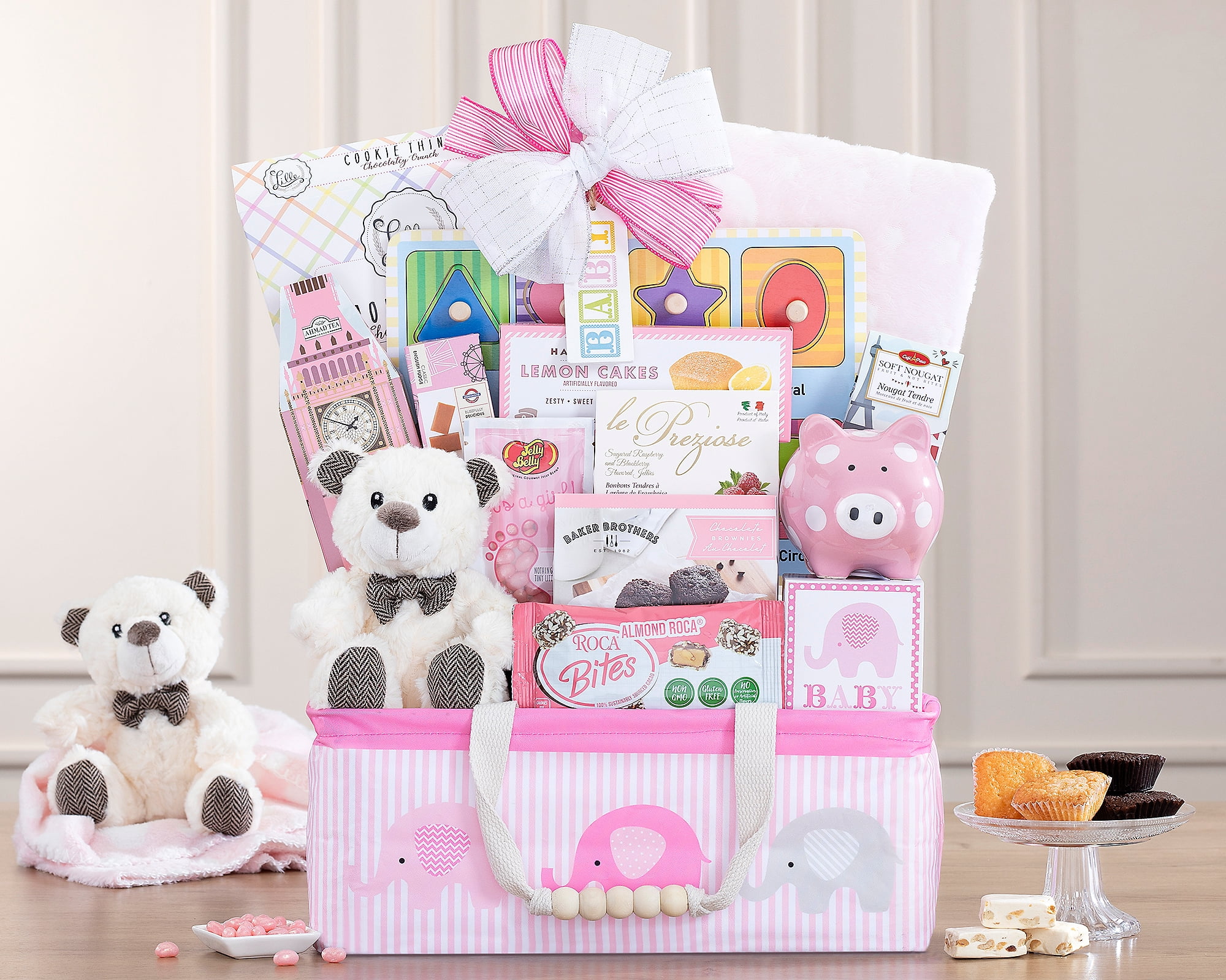 The Bundle of Joy Gift Basket by Wine Country Gift Baskets- Pink