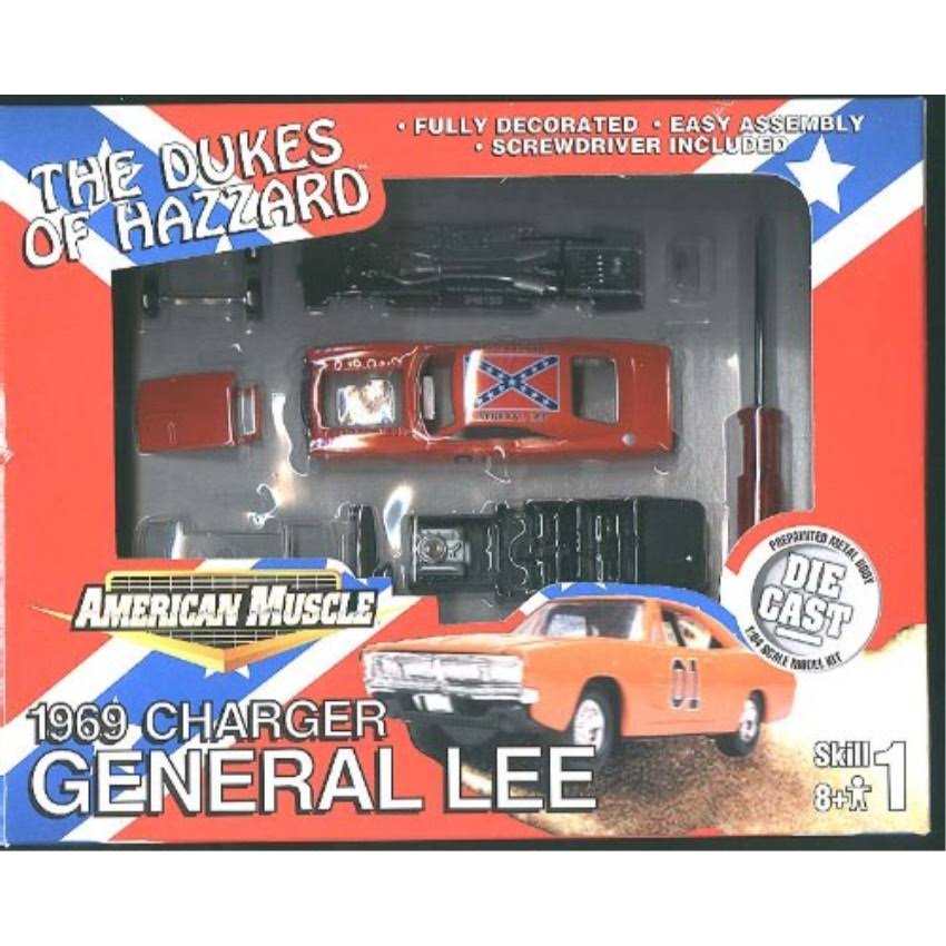 The Dukes of Hazzard - 1969 Charger - General Lee Diecast 1:64 Scale Model Kit