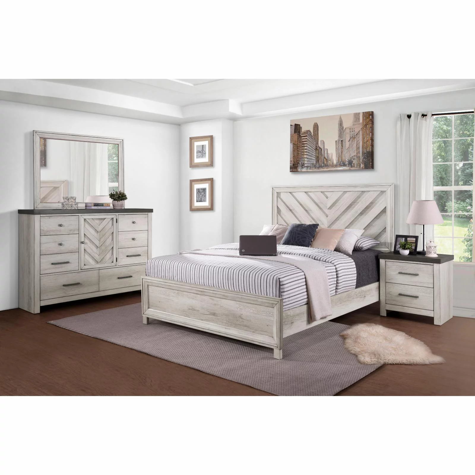Samuel Lawrence Furniture Riverwood Panel Bed